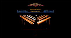 Desktop Screenshot of cedarflute.de